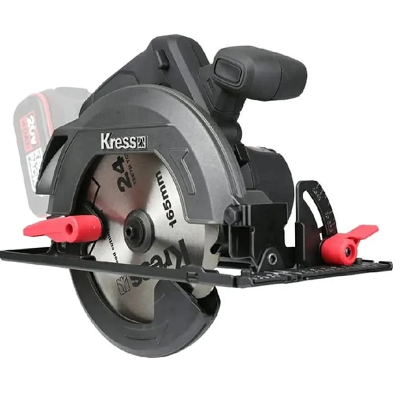 Дисковая (циркулярная) пила KRESS KU520 20V 165мм аккумуляторная — детальное фото